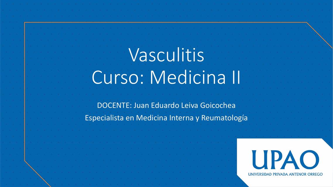 Vasculitis