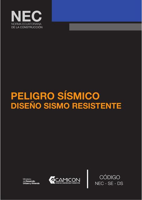 2 NEC SE DS Peligro Sismico parte 1