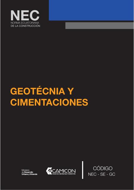 7 NEC SE GC Geotecnia y Cimentaciones