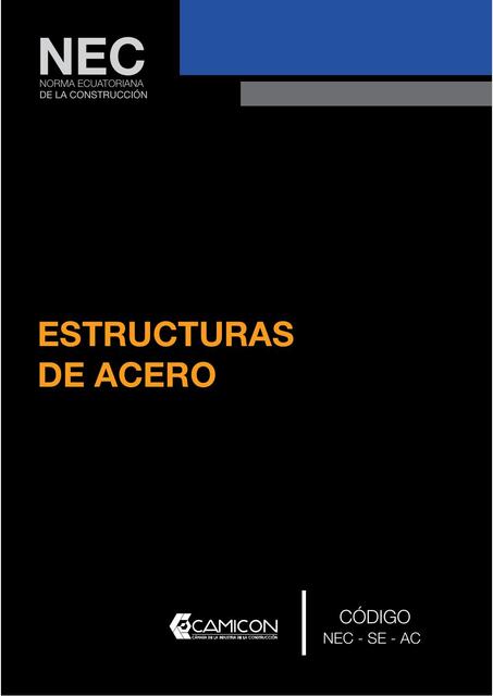 9 NEC SE AC Estructuras de Acero