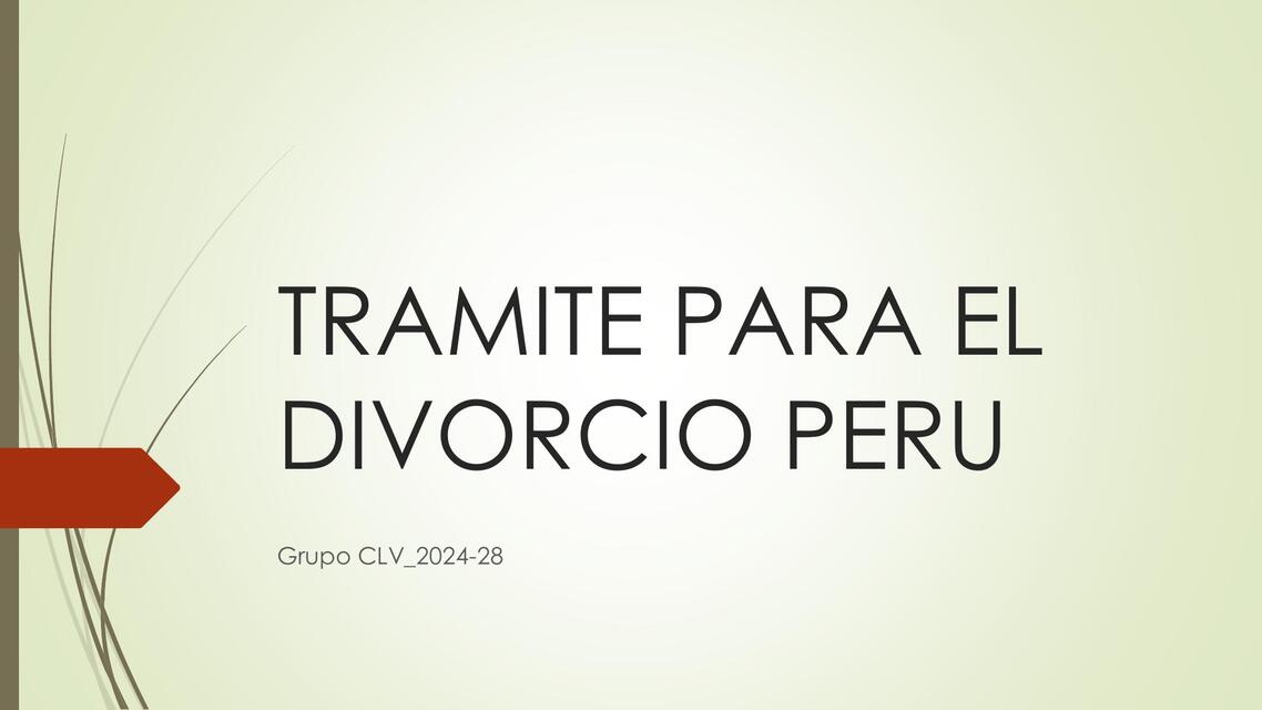 divorcio peru