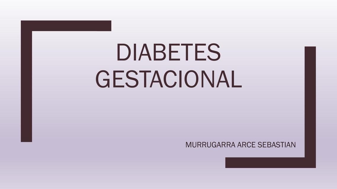 DIABETES GESTACIONAL SEB