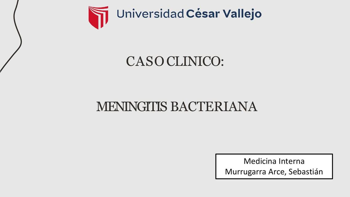 Meningitis bacteriana Seb