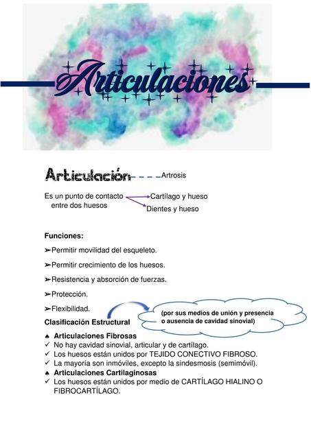 Articulación  (Tortora)