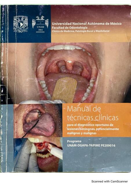 Manual de técnicas clínicas patología