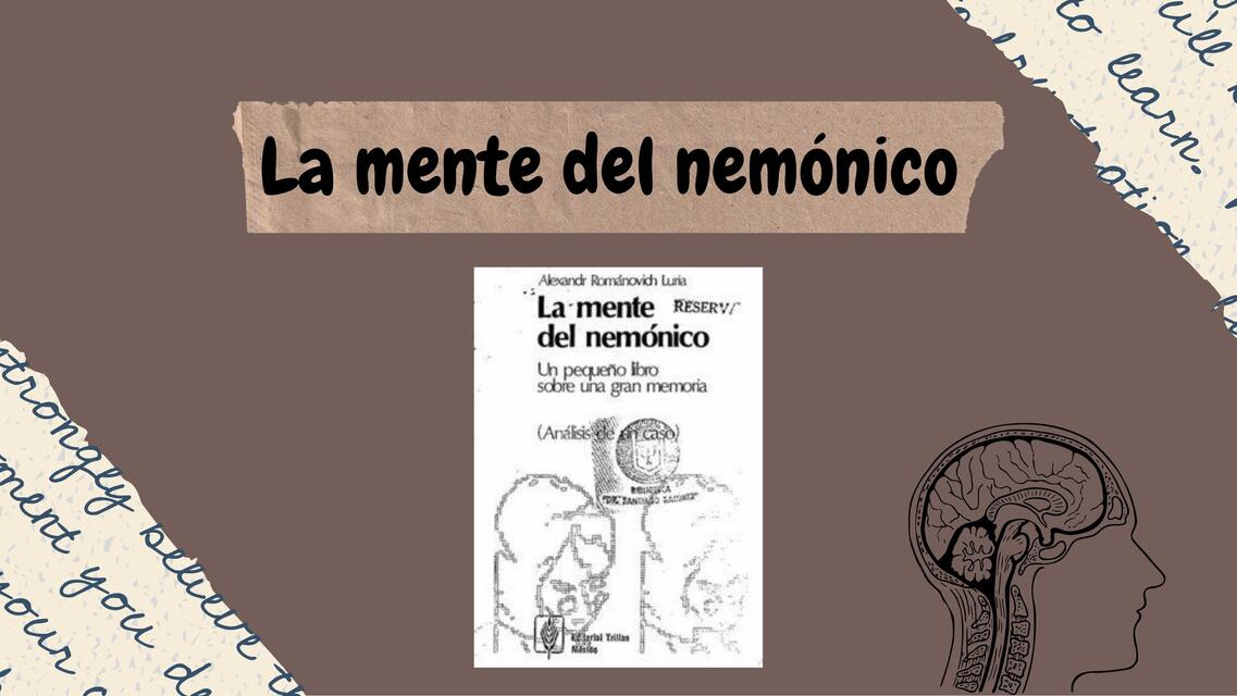 La mente del nemónico 