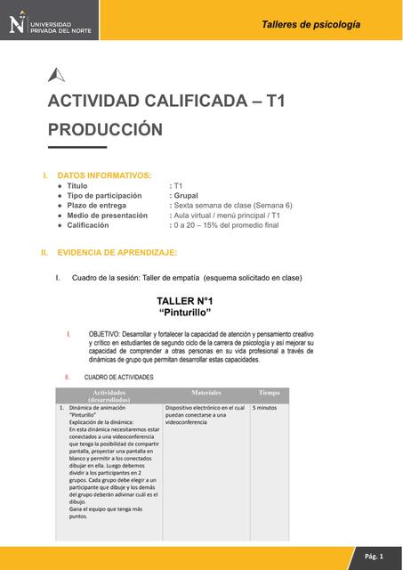 Actividad calificada 