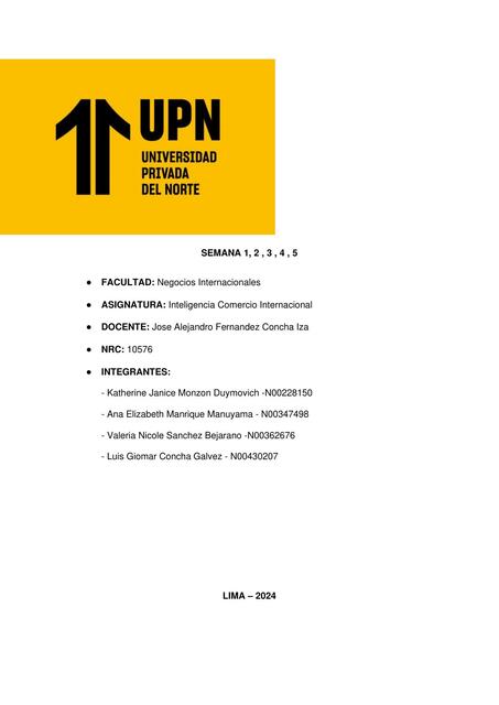 SEMANA 1 2 4 5 6 y 7INTELIGENCIA COMERCIO INTERNAC