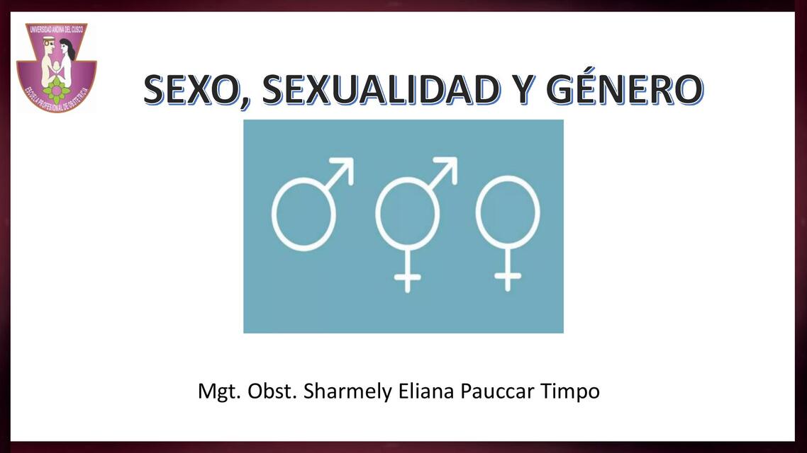 SEXO SEXUALIDAD Y GENERO ULTIMO