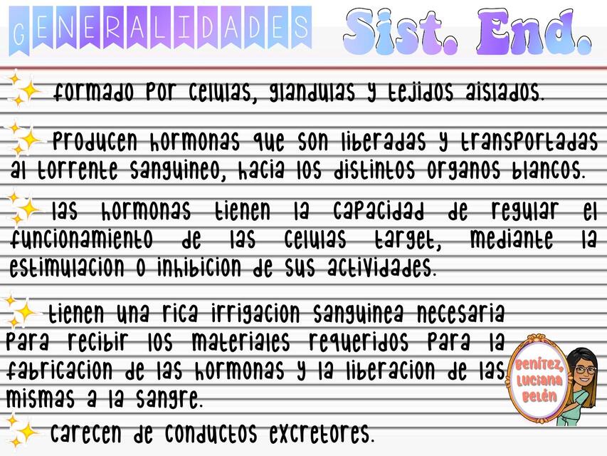 Histología del Sistema Endocrino