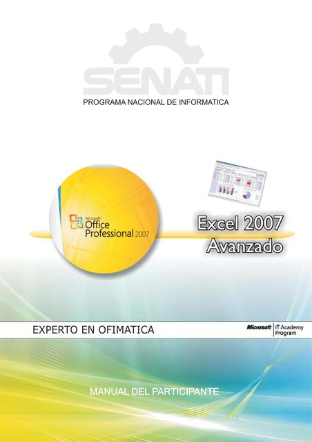 CURSO EXCEL AVANZADO SENATI 