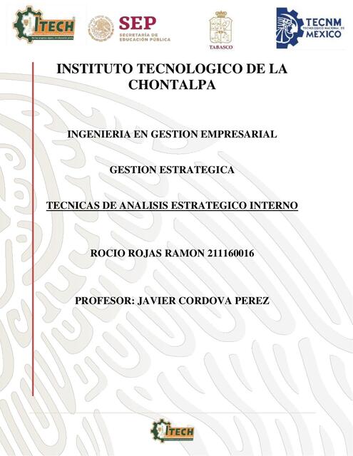 Gestion Estrategica Tecnicas Analisis Estrategico