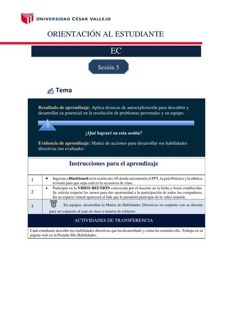 FORMATO ORIENTACIÓN AL ESTUDIANTE S5