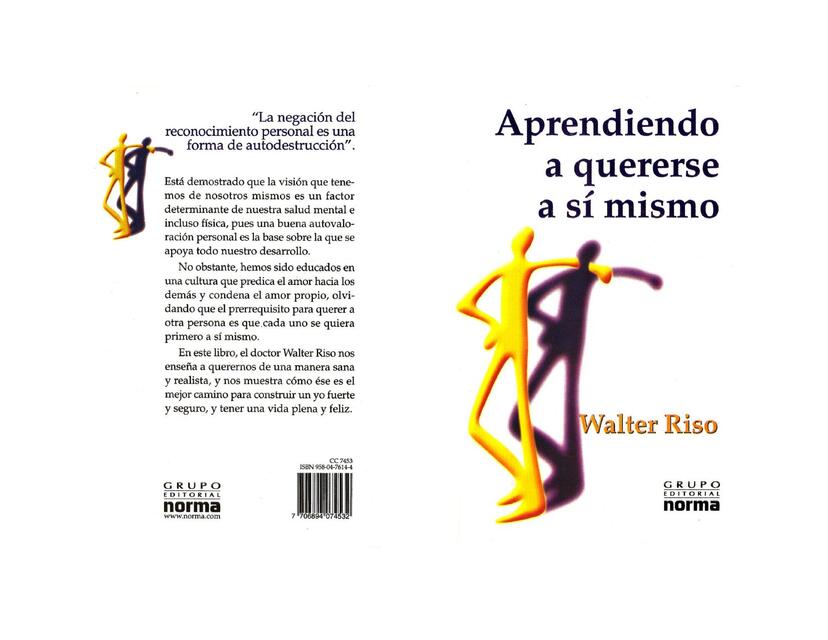 Walter Riso Aprendiendo a quererse a si mismo