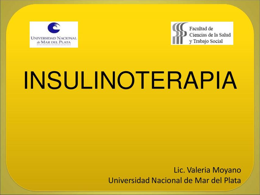 Insulinoterapia