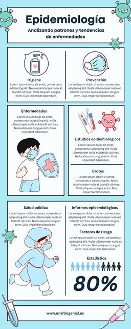 Infografia informacion de salud ilustrativo sencil