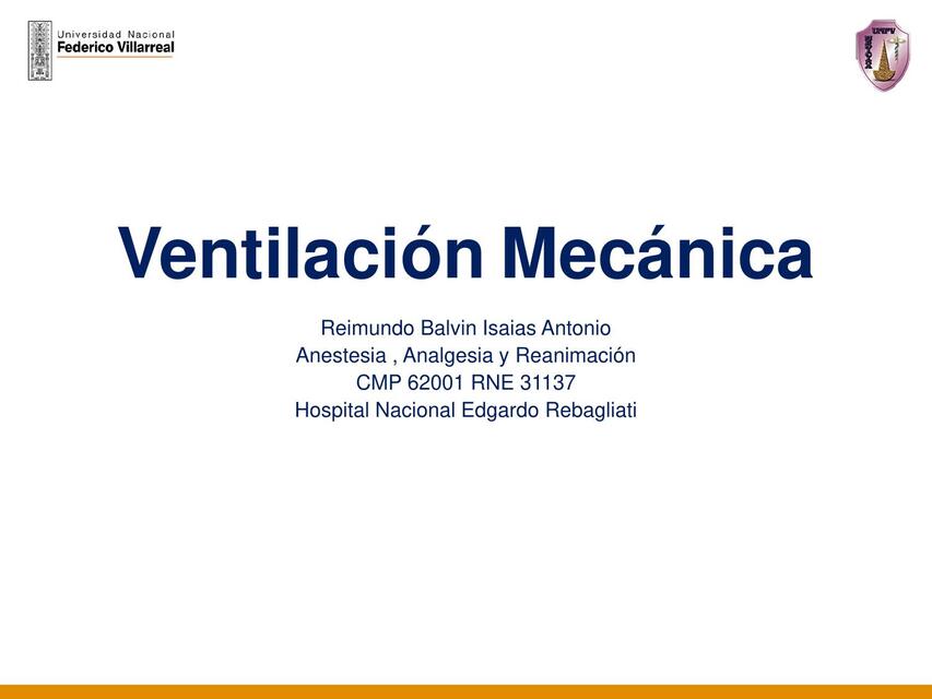 VENTILACION MECANICA