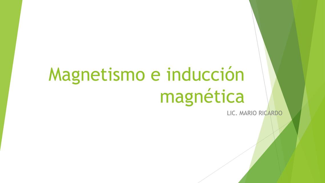 campo magnetico y terrestre