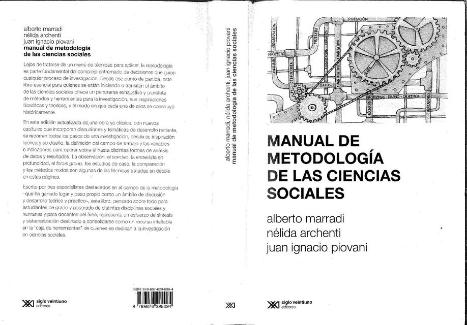 PIOVANI Manual de Metodologia