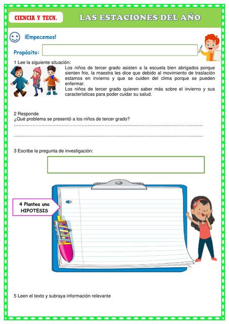 D3 A1 Ficha Ct Las Estaciones Del Ano Y Sus Caract Kary Udocz