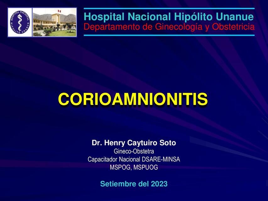 CORIOAMNIONITIS