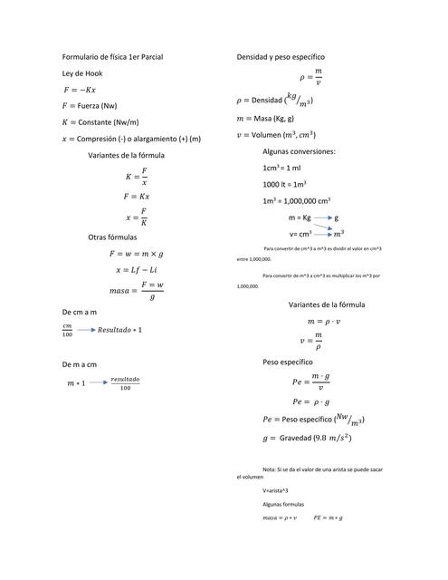 Formulario de física