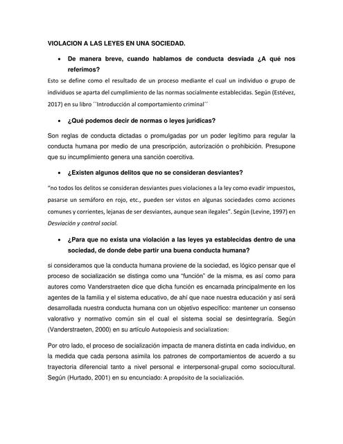 VIOLACION A LA LEY EN LA SOCIEDAD DE EL SALVADOR