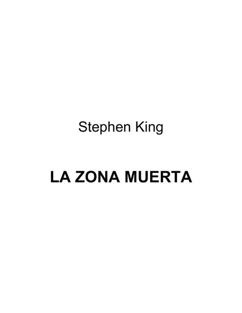 Stephen King La zona muerta