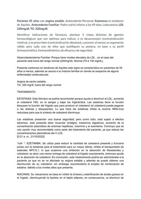 CASO HIPOLIPEMIANTES