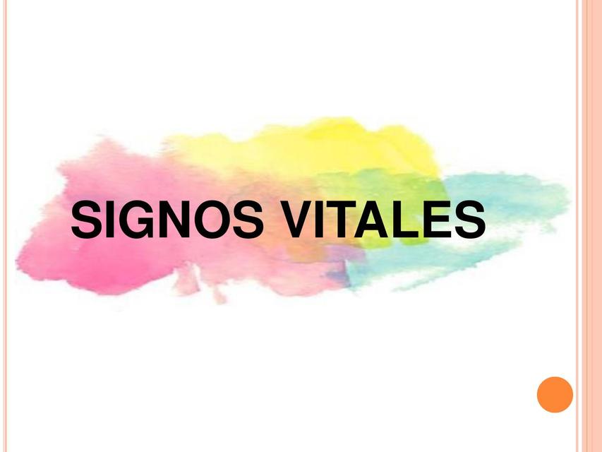 SIGNOS VITALES