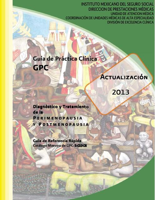 GRR Diagnóstico y Tratamiento de la PERIMENOPAUSIA Y PERIMENOPAUSIA