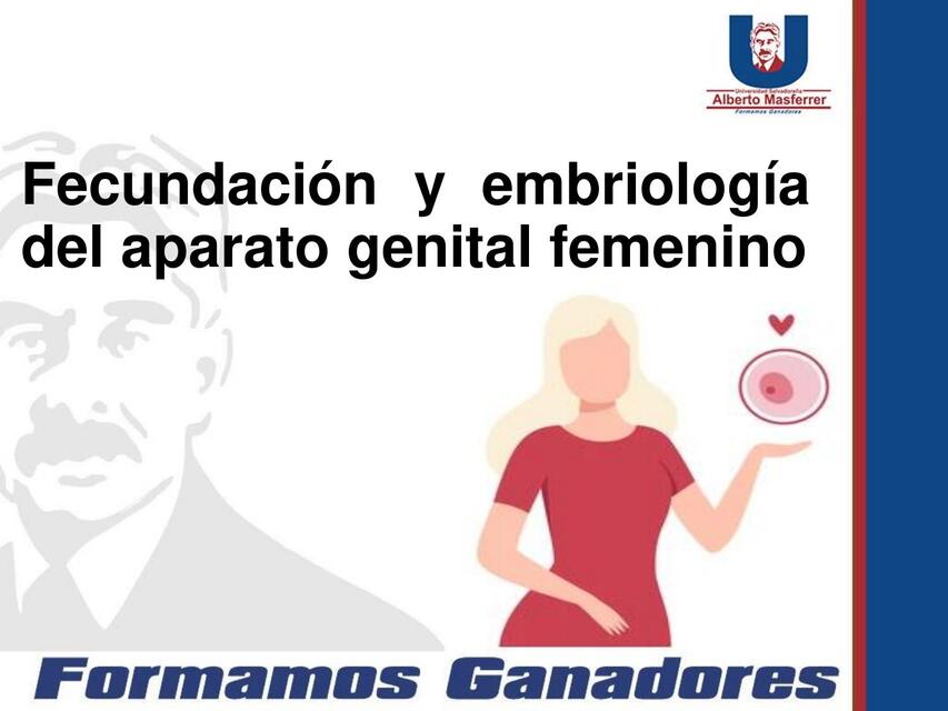 Fecundación y embriología del aparato genital femenino