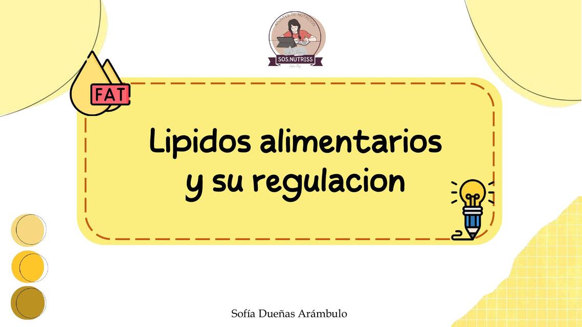 FISIOLOGÍA DE METABOLISMO DE LÍPIDOS