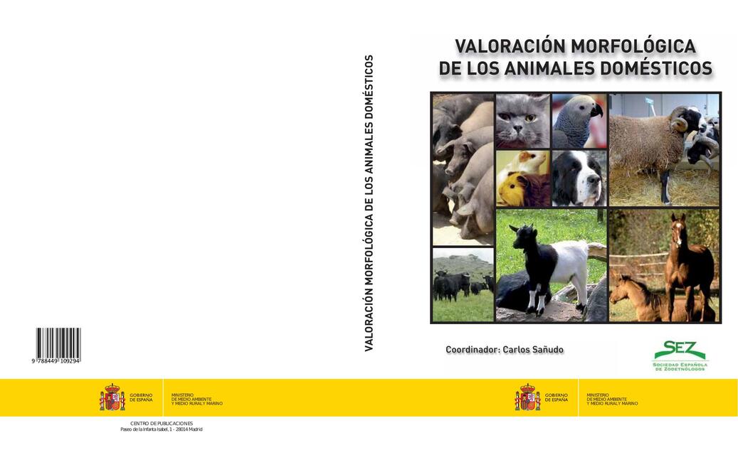 Valoración morfológica de los animales doméstico 