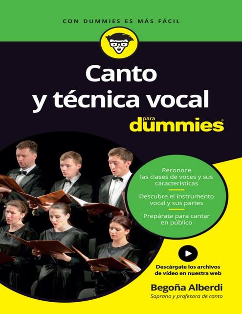 Canto y técnica vocal para Dummies