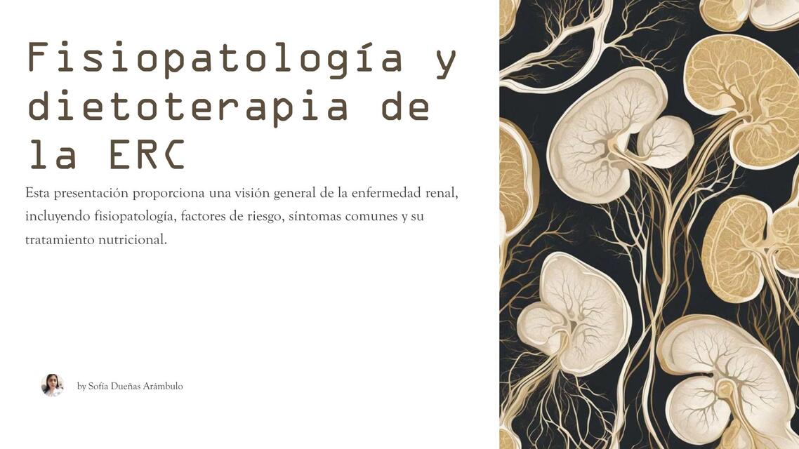 FISIOPATOLOGÍA Y NUTRICIÓN RENAL