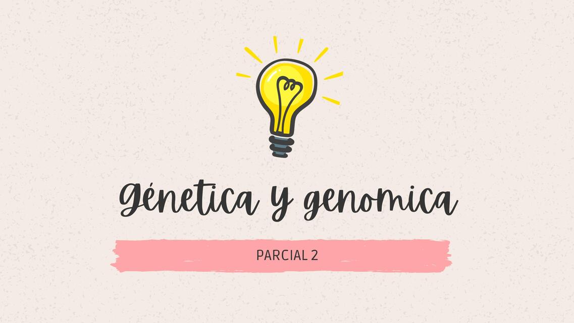 Génetica y genomica