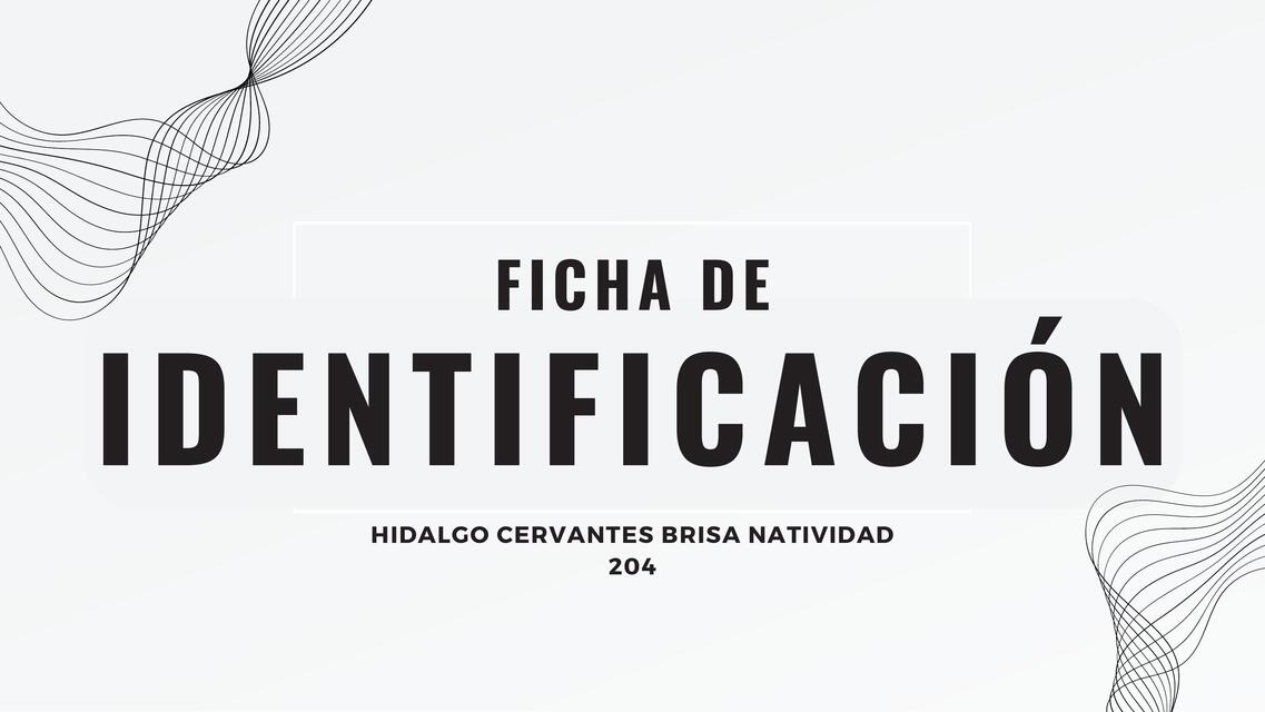 FICHA DE IDENTIFICACIÓN MEDICA