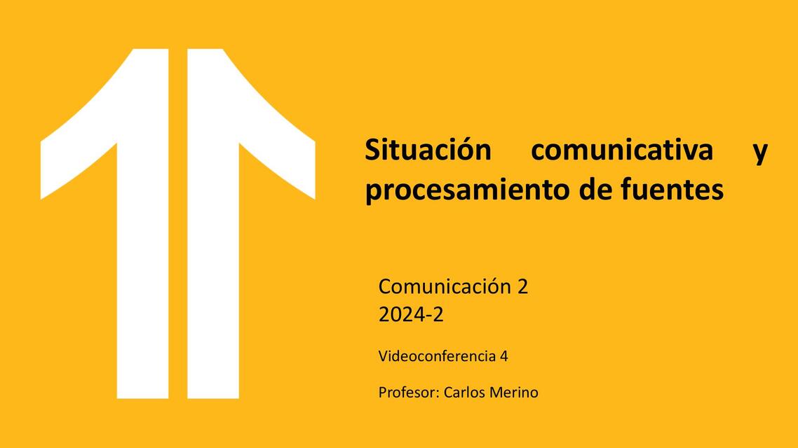 Semana 4 Situación comunicativa Carlos Merino