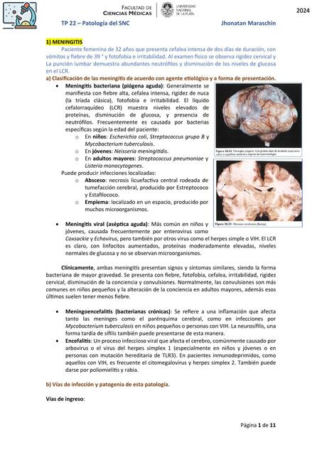 TP 22 Patología del SNC