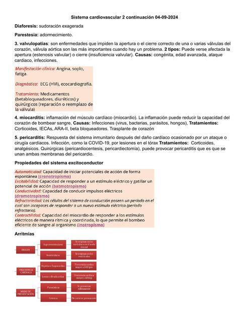 Sistema cardiovascular 2 continuación