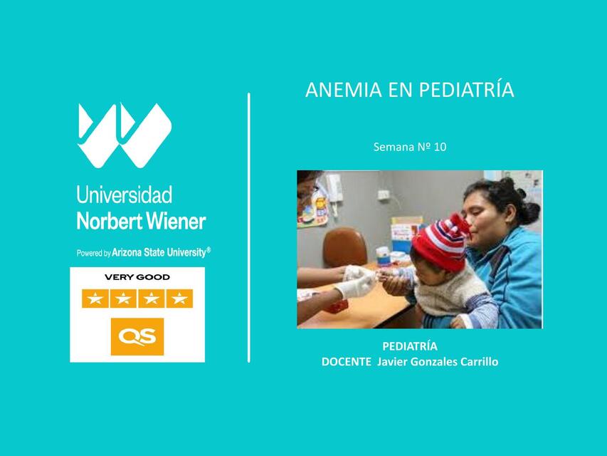 Anemia en Pediatría CLASE1