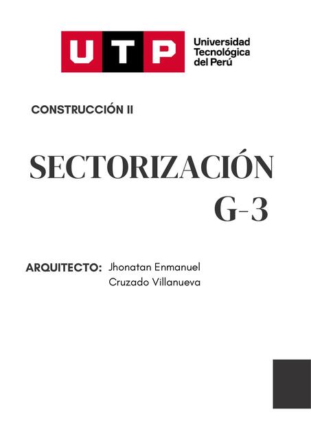 CONSTRUCCIÓN II UTP - SECTORIZACIÓN/BASTONES Y VIGUETAS