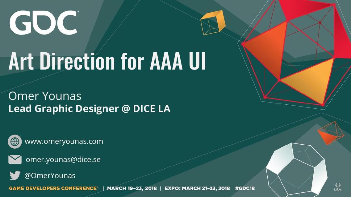 Art Direction for AAA UI