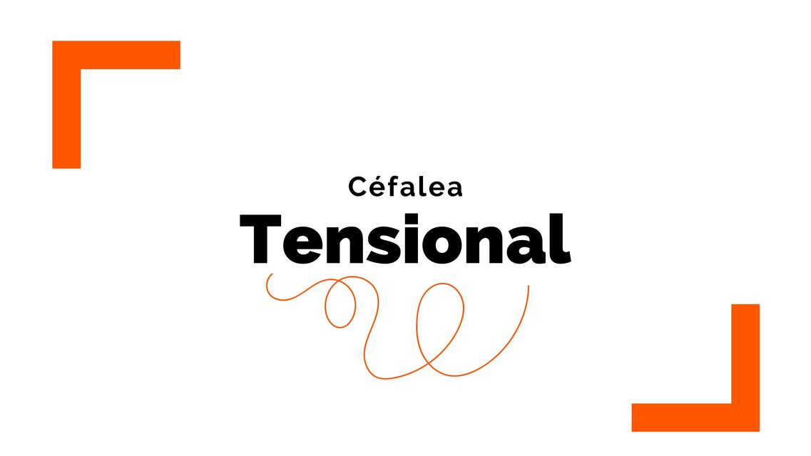 Cefalea tensional