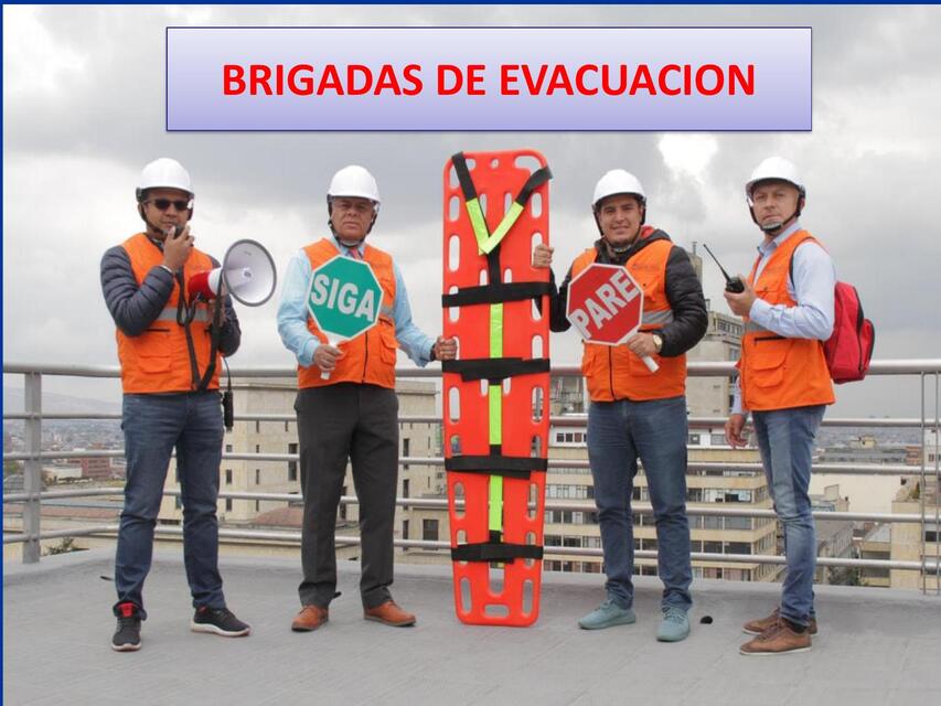 brigadas de evacuacion