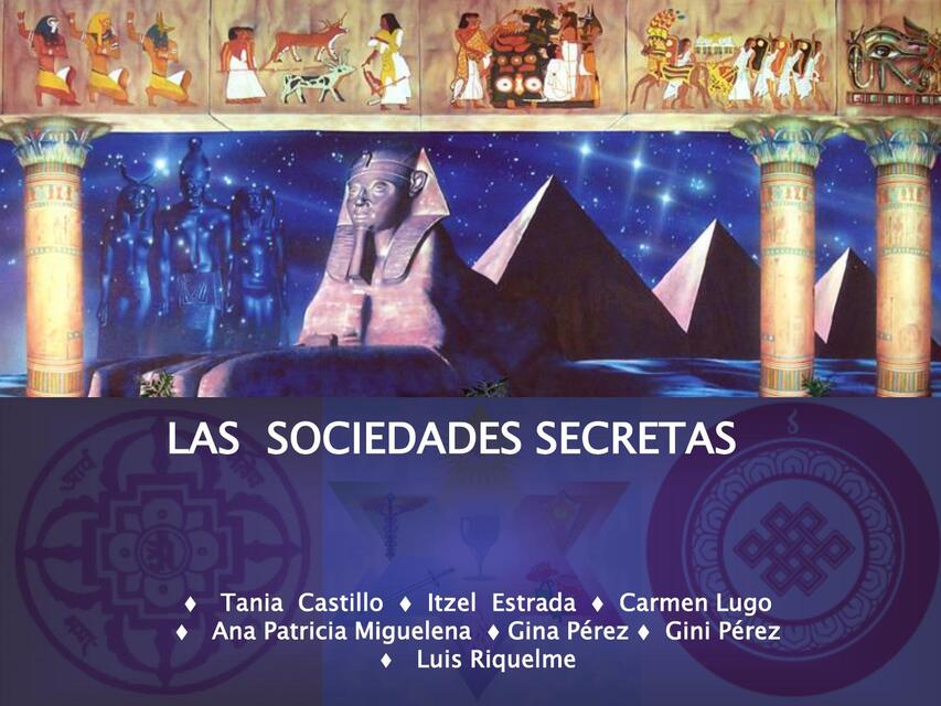 sociedades secretas