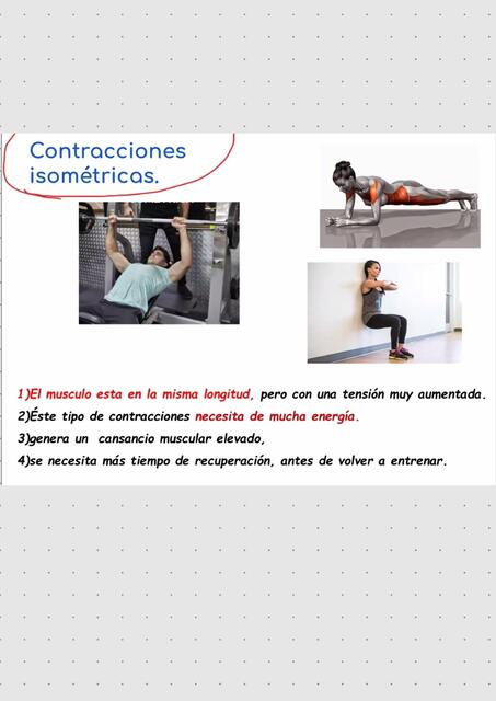 Contracción isométrica