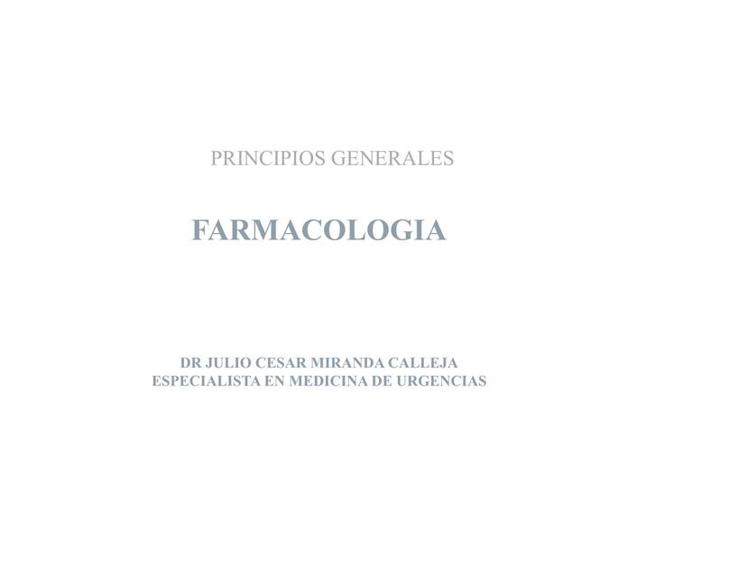 FARMACOLOGIA