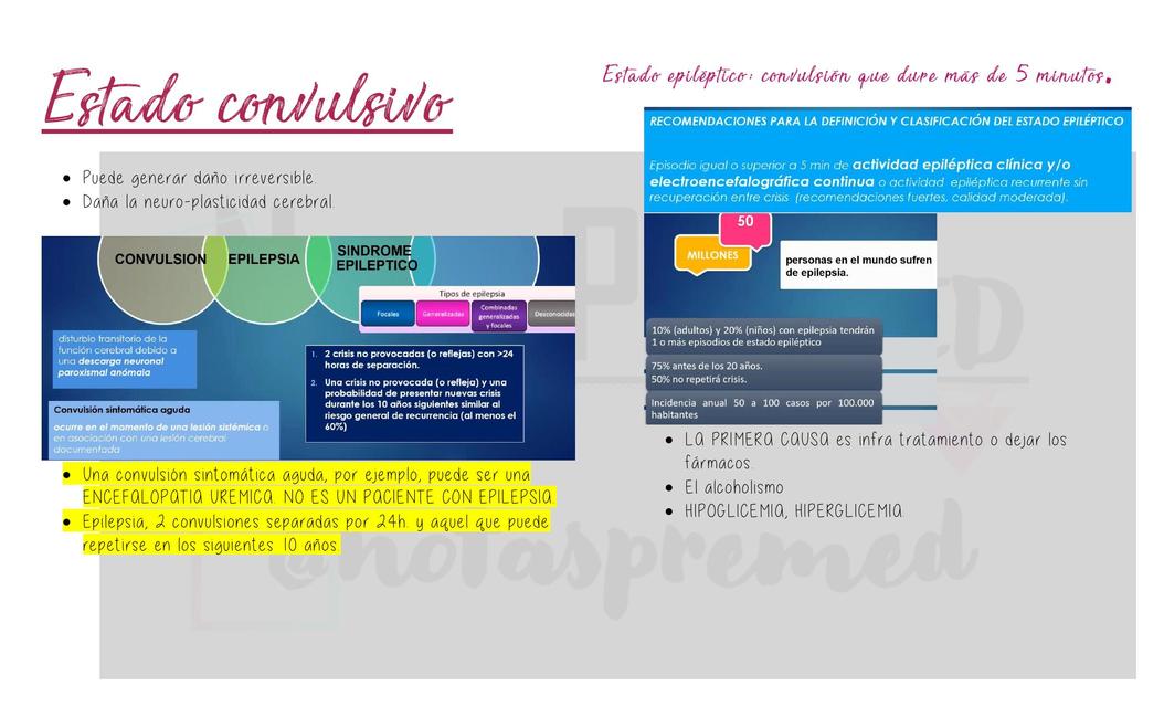 Convulsiones Convulsion Notas De Clase Salud Convulsiones Udocz